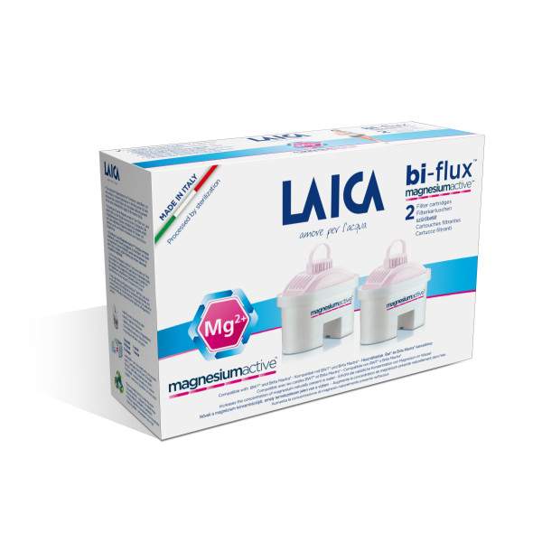 LAICA Bi-Flux Magnezyum Destekli 2'li Yedek Filtre - G2MES01